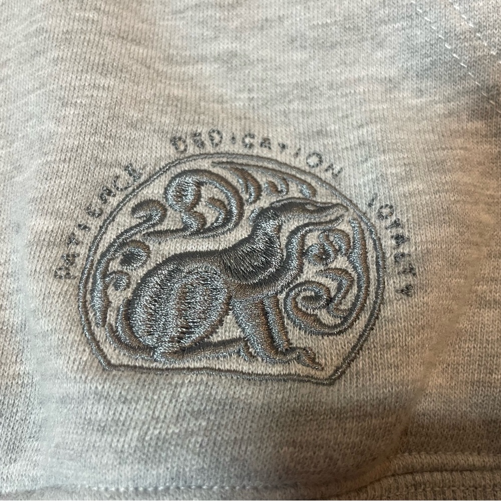 Harry Potter Hufflepuff Unisex Hoodie Men XS / Women Med - Picture 9 of 10